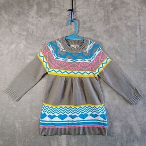 Self Esteem Gray and Blue Knit Sweater